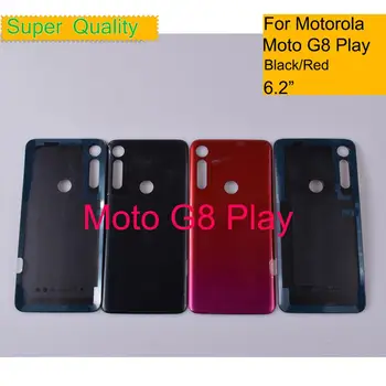 10 бр./лот За Motorola Moto G8 Play Корпус Капак на Отделението за батерията Делото Калъф на Задната Врата Корпус на Корпуса G8 Play Замяна