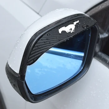 2 бр. стикер На Огледалото за обратно виждане, дъждовна тампон за вежди, лак За Ford Mustang Wolf ST Racing GT Shelby Kuga, Автоаксесоари