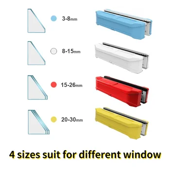 4 размер на Магнитна Четка За Почистване на Прозорци Портативен Пречиствател на Прозорците Почистете Чистачка за Двустранните Битови Инструменти За Почистване на Стъкло