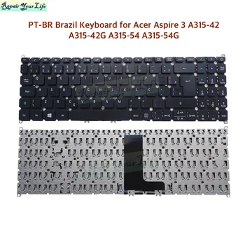 A315-56 PT-BR Бразилия Немски Швейцария Клавиатура за Acer Aspire 3 A315-42/42G/54/54G N19C1 N19H1 N20C5 Бразилски A72BWL Не, лампа