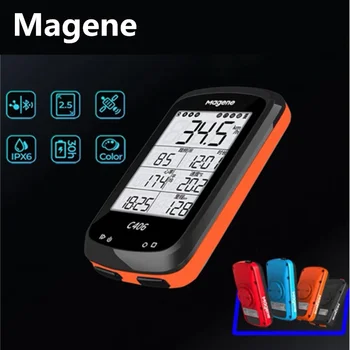 Magene C406 GPS Велосипеден Компютър Планински Пътен под Наем Скорост с Кола Честота на Въртене Безжичен Скоростомер е Съвместим С ANT + Bluetooth