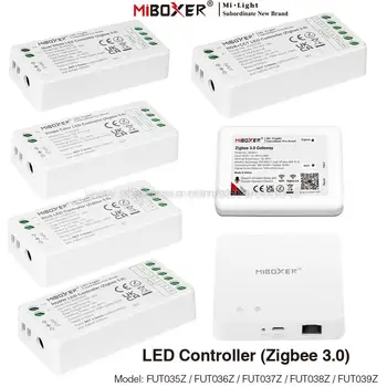 MiBoxer FUT035Z FUT036Z FUT037Z FUT038Z FUT039Z Zigbee 3,0 Двоен Бял Одноцветный RGB RGBW RGB + CCT Led лента Contoller ZB-Box1
