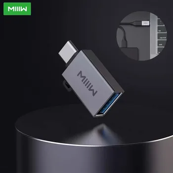 MIIIW Type-C USB Адаптер Интерфейс USB 3.0 Захранване Предаване С Жак OTG За Xiaomi Huawei Samsung