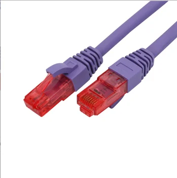 XTZ1896 шест гигабитови мрежови кабели 8-жилен основа cat6a networ Супер шест двойно екраниран мрежов кабел мрежов скок високоскоростен кабел