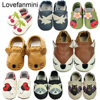 Детски Обувки от естествена телешка кожа подметка bebe обувки за бебета Момчета И Момичета, Мокасини За Деца, Чехли, Първите Проходилка