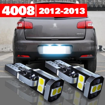 За Peugeot 4008 2012-2013 Аксесоари 2 бр. Led Лампа регистрационен номер