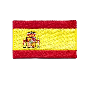 Знамена на купата на Европейските шампиони Нашивка хартата на Испания за Сака 1,5*2.5 инча