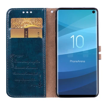 Кожен Калъф-портфейл с панти капак За Samsung Galaxy Note 10 9 8 S10 S8 S9 Plus S10e S6 S7 Edge J1 S5 S4 S3 Mini Grand J2 Prime Калъф-за Награда
