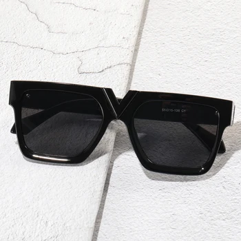 Модерни Слънчеви Очила, Дамски Маркови Дизайнерски Луксозни Слънчеви Очила С Лещи За Жени Квадратни Извънгабаритни Нюанси На Дама