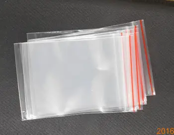 Мъниста 500шт Прозрачни (Полезно място: 5 см x 4 см) Пластмасови торбички с цип 6 см x 5 см (2 3/8 