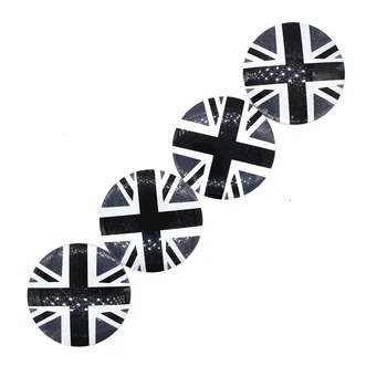 Нов 4 бр. Център Колело Капачки За Главината на Капачката на Джантата Англия Ориз Флаг Стикер Иконата на Стил За Mini Cooper R50 R52 R53 R56 R57 R58 R60