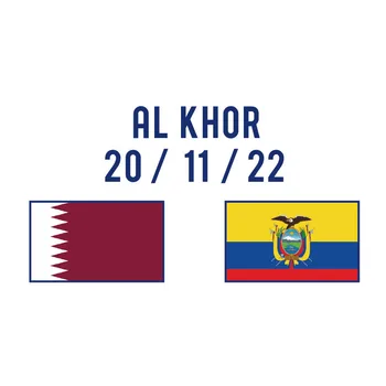 Подробности за мача за националния отбор на Еквадор 2022 година с Теплопередающим ютия НА футболен нашивном иконата