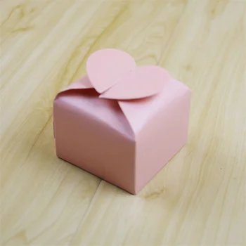 Шоколадови Бонбони Сладки Празнични Подаръци Сувенири Вечерни Кутии За Сватбен Подарък Любовта Хартиена Сърцето Опаковка Хапчета Гостите, Съдържащи Кутия
