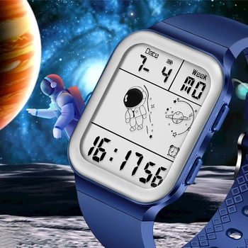 LIGE Нови Модни Часовници За Мъже на Най-добрата Марка на Луксозни Астронавт Електронни Дигитални Часовници Будилник Спортни Водоустойчивост Светлинен Часовник